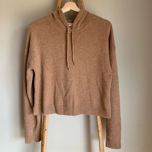 Reformation 100% Cashmere Cropped Hoodie